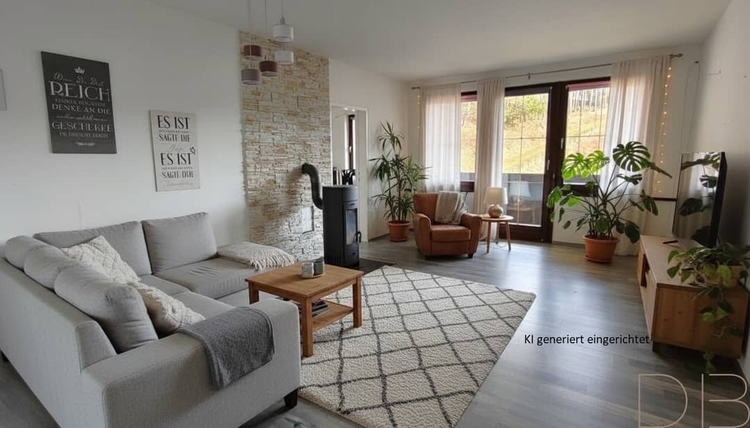 Wohnung in der obersten Etage sonnige Loggia