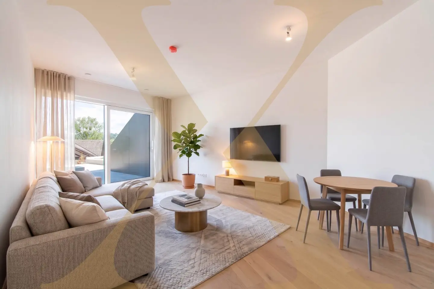 Newly built apartment with terrace and private garden near the Danube