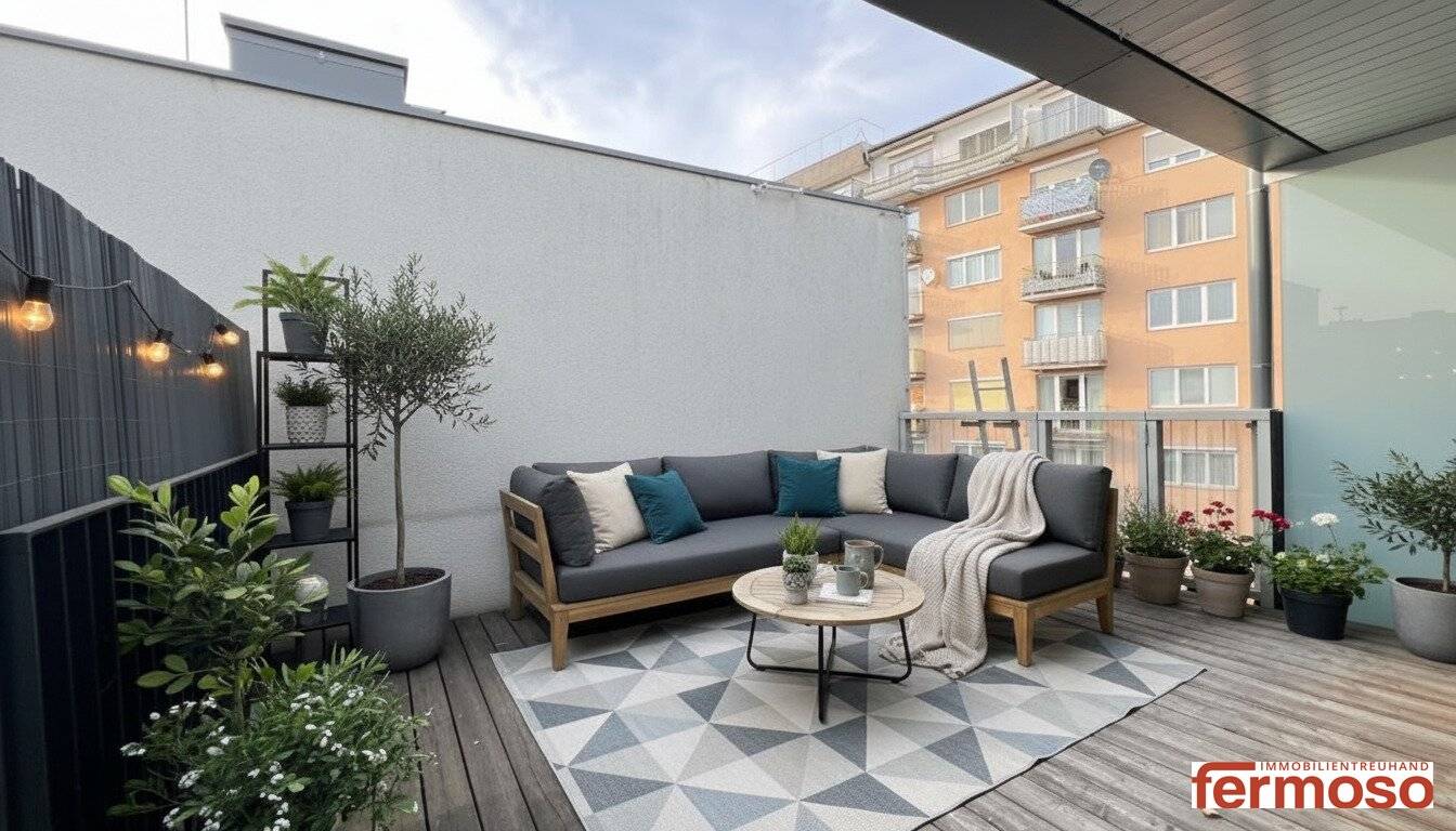 Maisonettewohnung with Loggia and Spacious Living Kitchen
