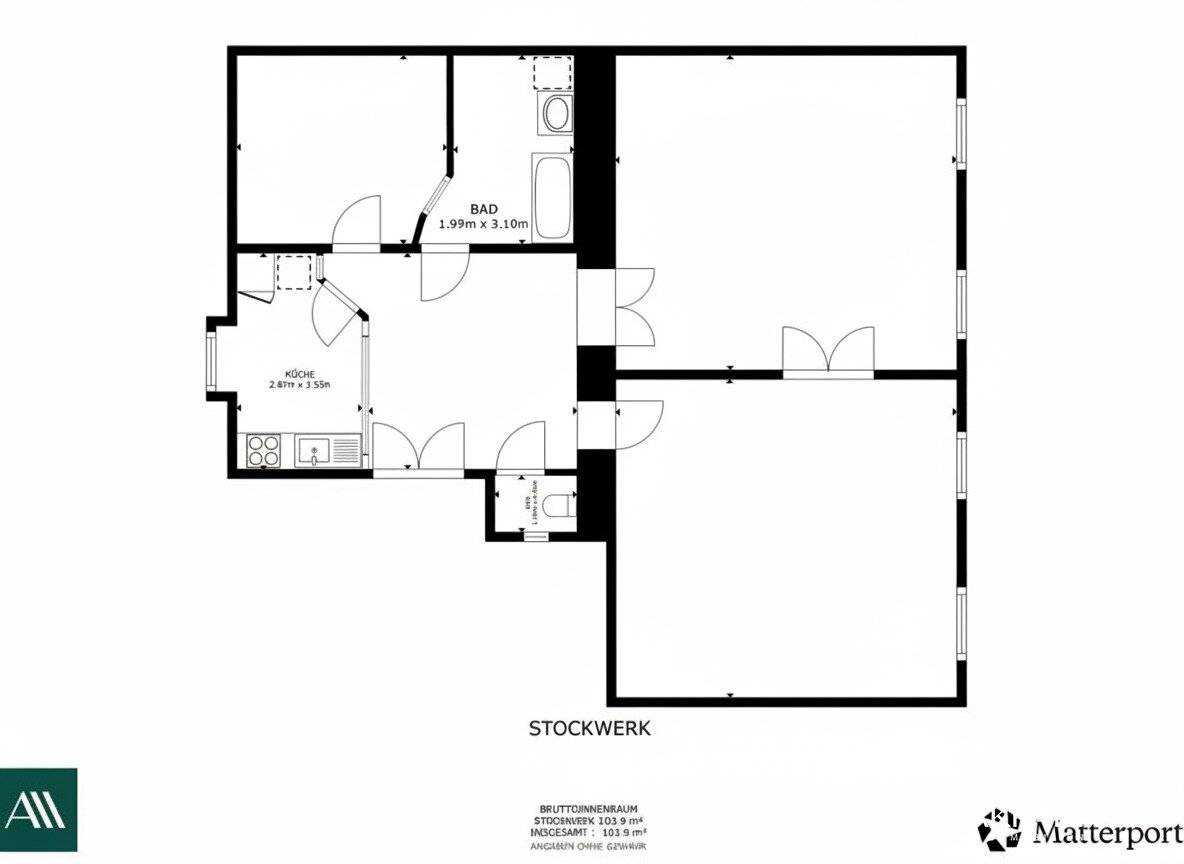Altbauwohnung Döbling Grünblick