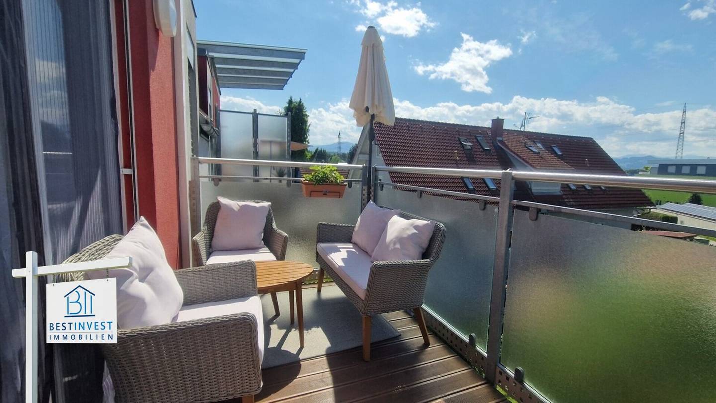 Penthouse mit Westterrasse und Fernblick