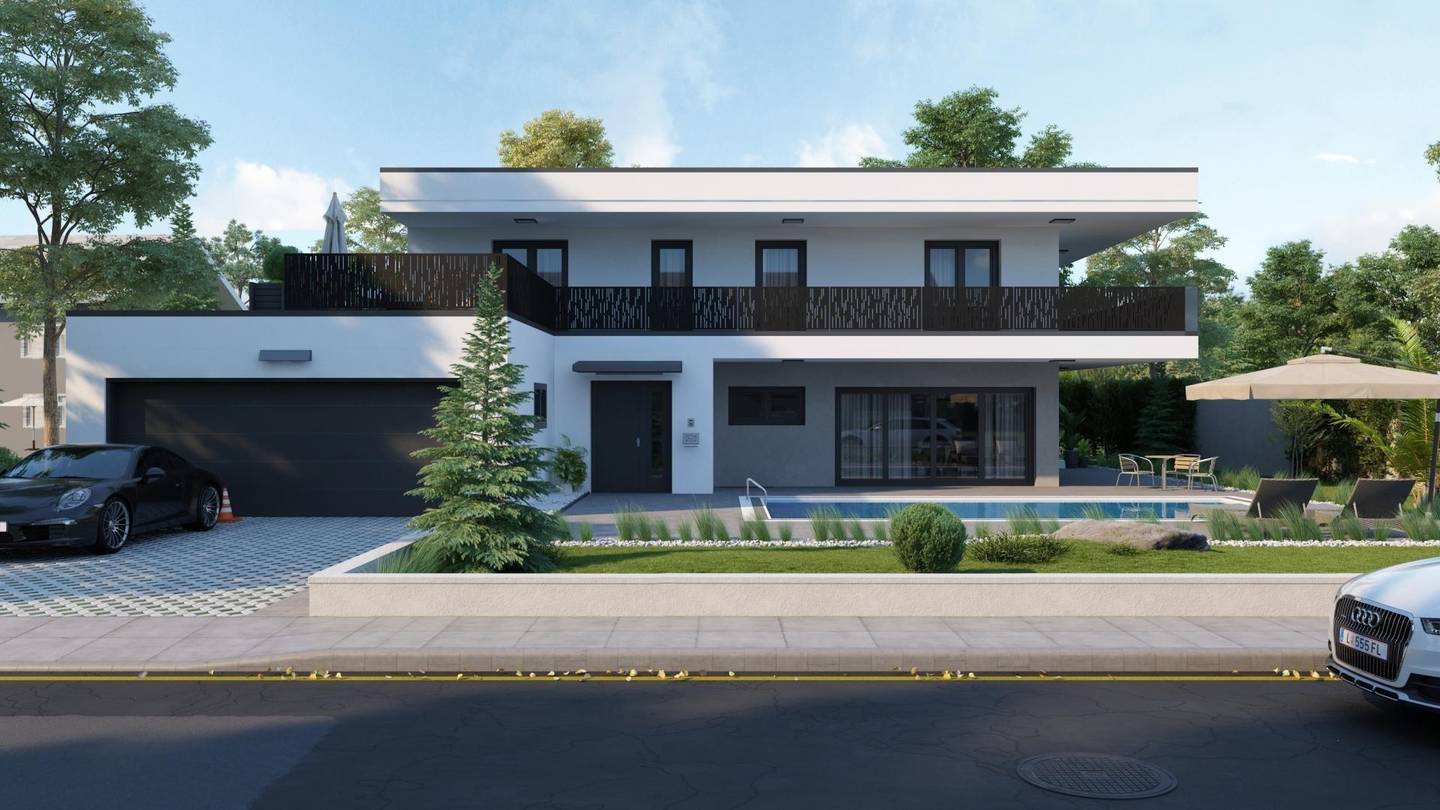 Neues Luxushaus mit Pool in Herzogsdorf
