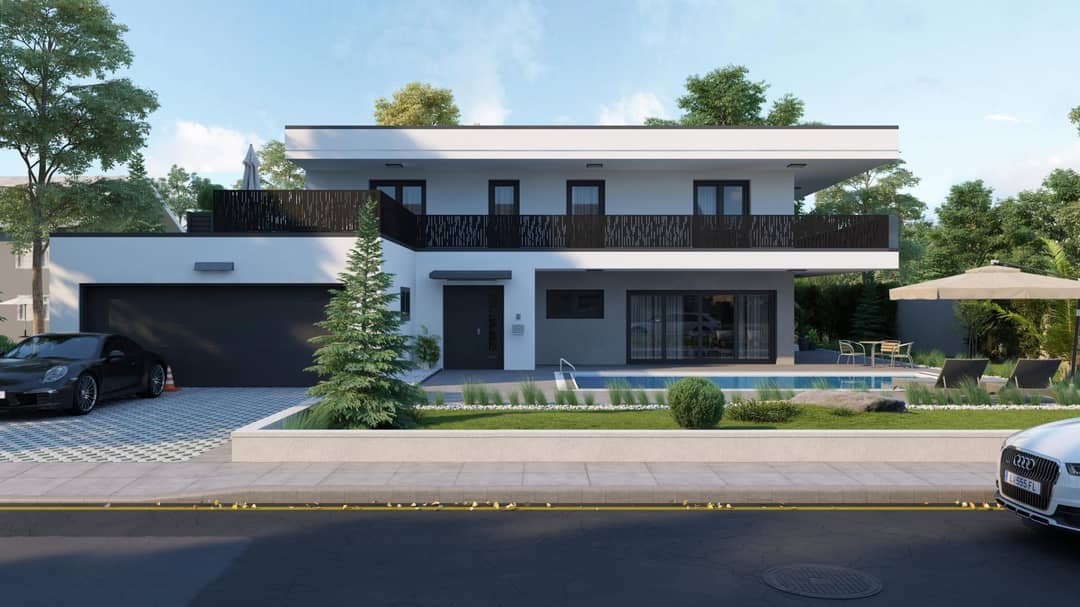 New luxury house with pool in Herzogsdorf