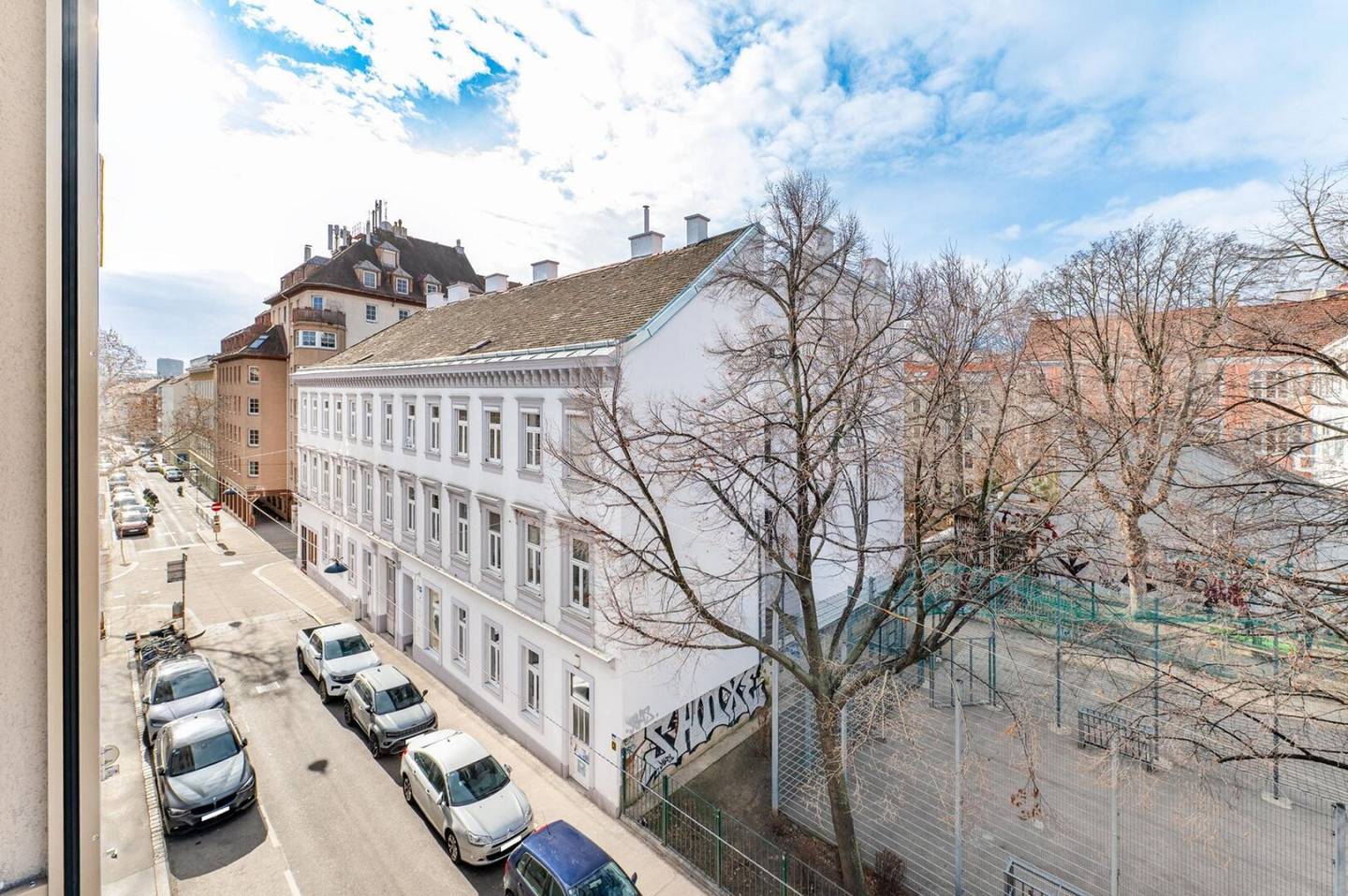 Apartment with loggia and lift in a new build
