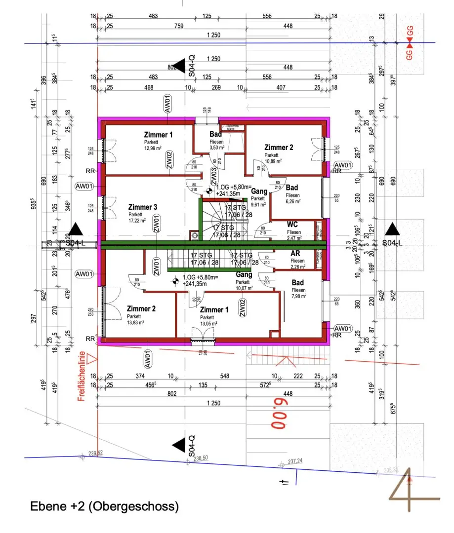Building plot Maria Gugging, 850 m²