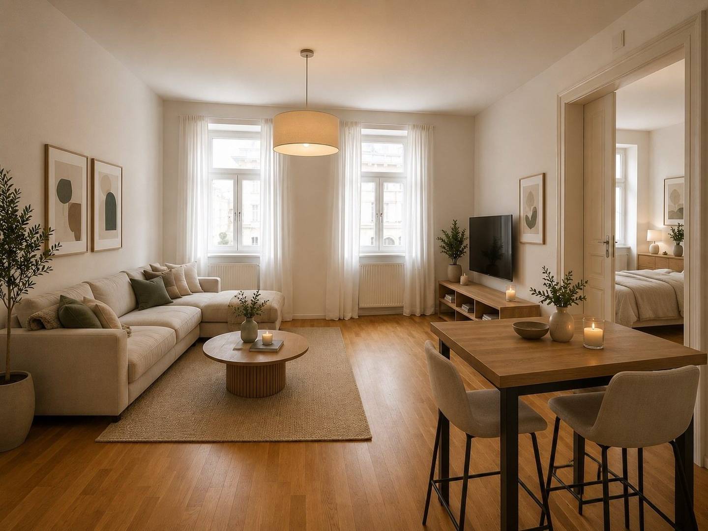 Old building apartment near Arenbergpark with lift