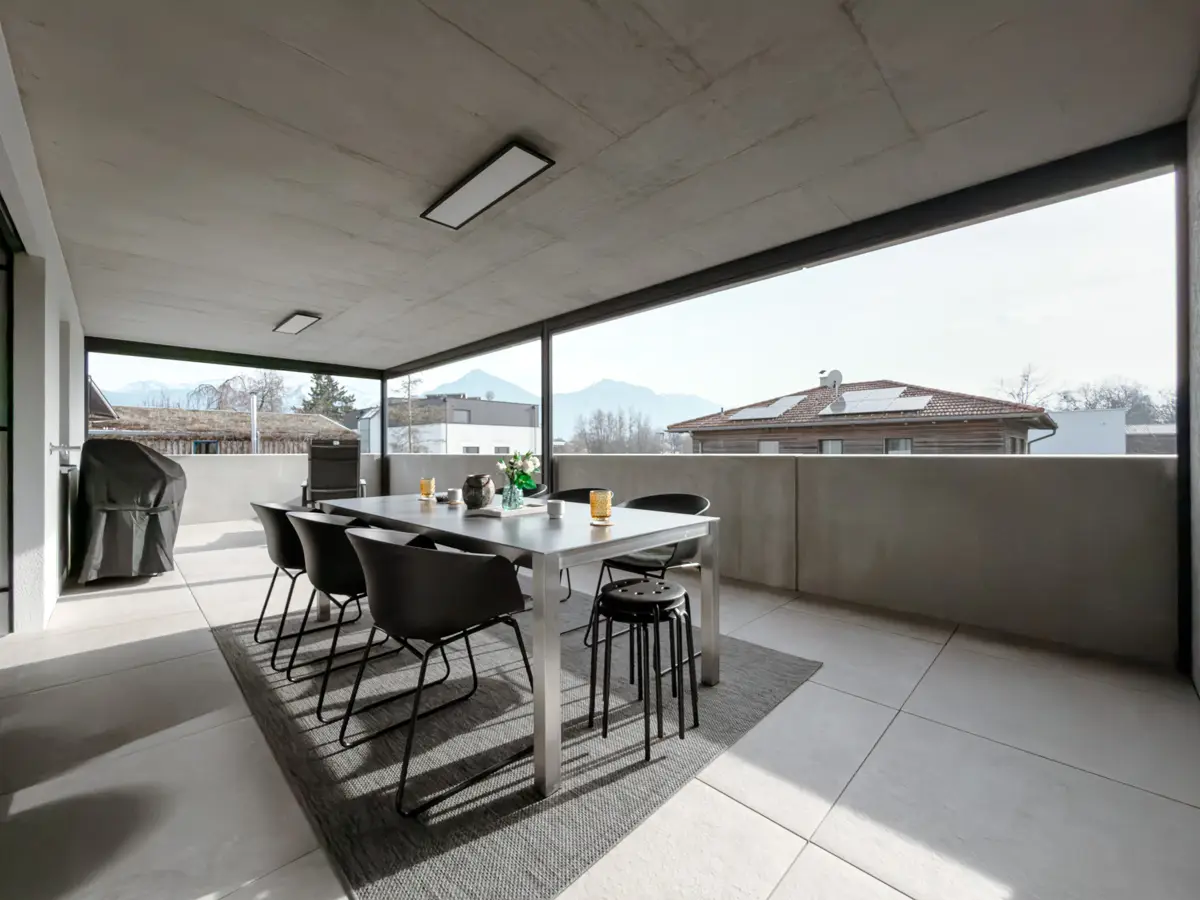 Apartment with balcony and designer kitchen