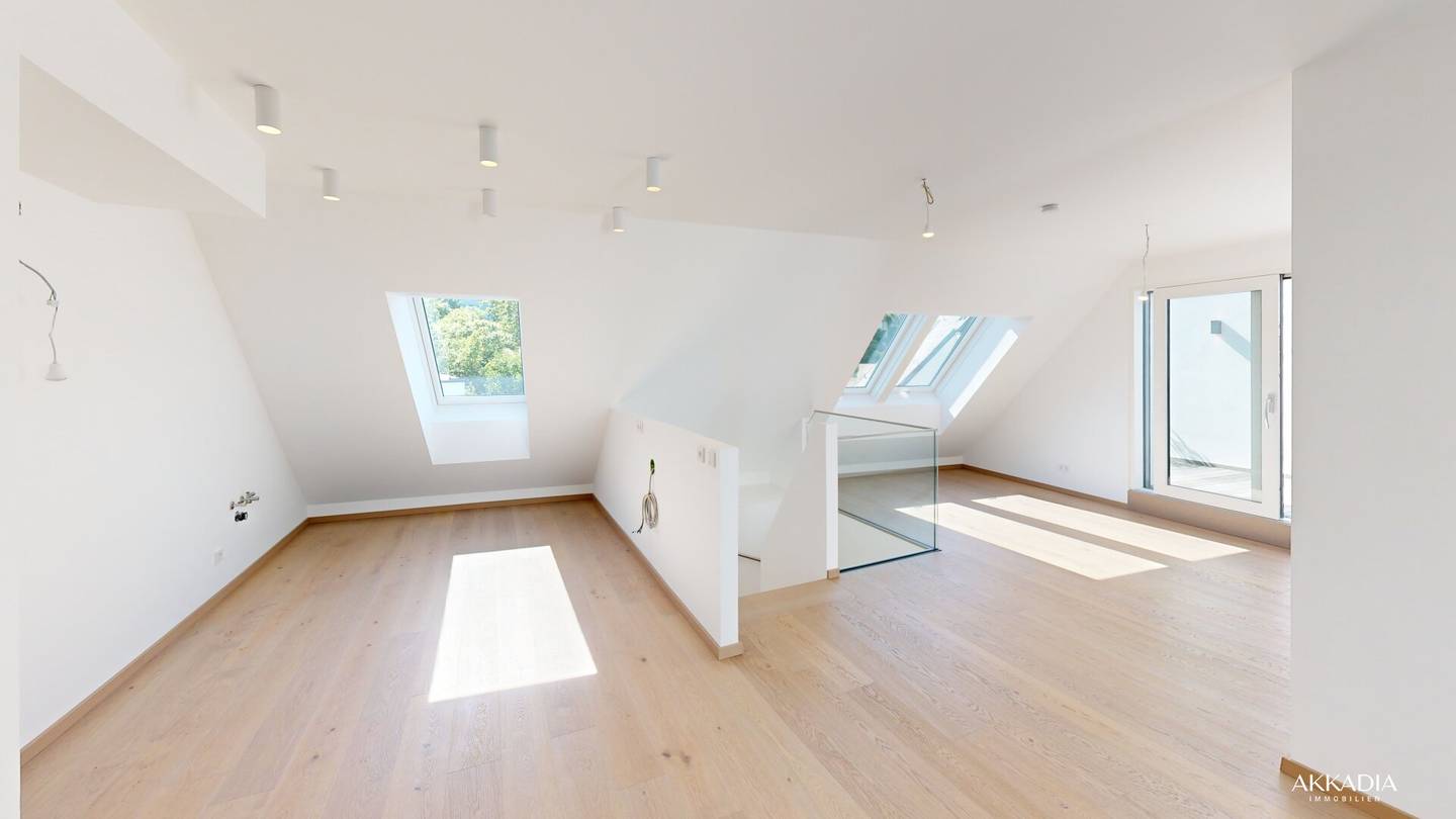 Dachgeschosswohnung im Grünen Sievering Balkon