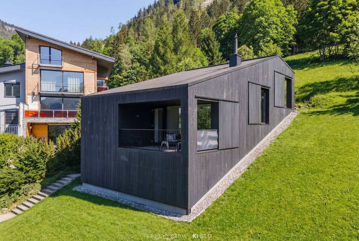 Design House in Lofer with Mountain View