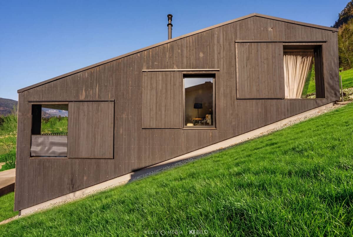 Design House in Lofer with Mountain View