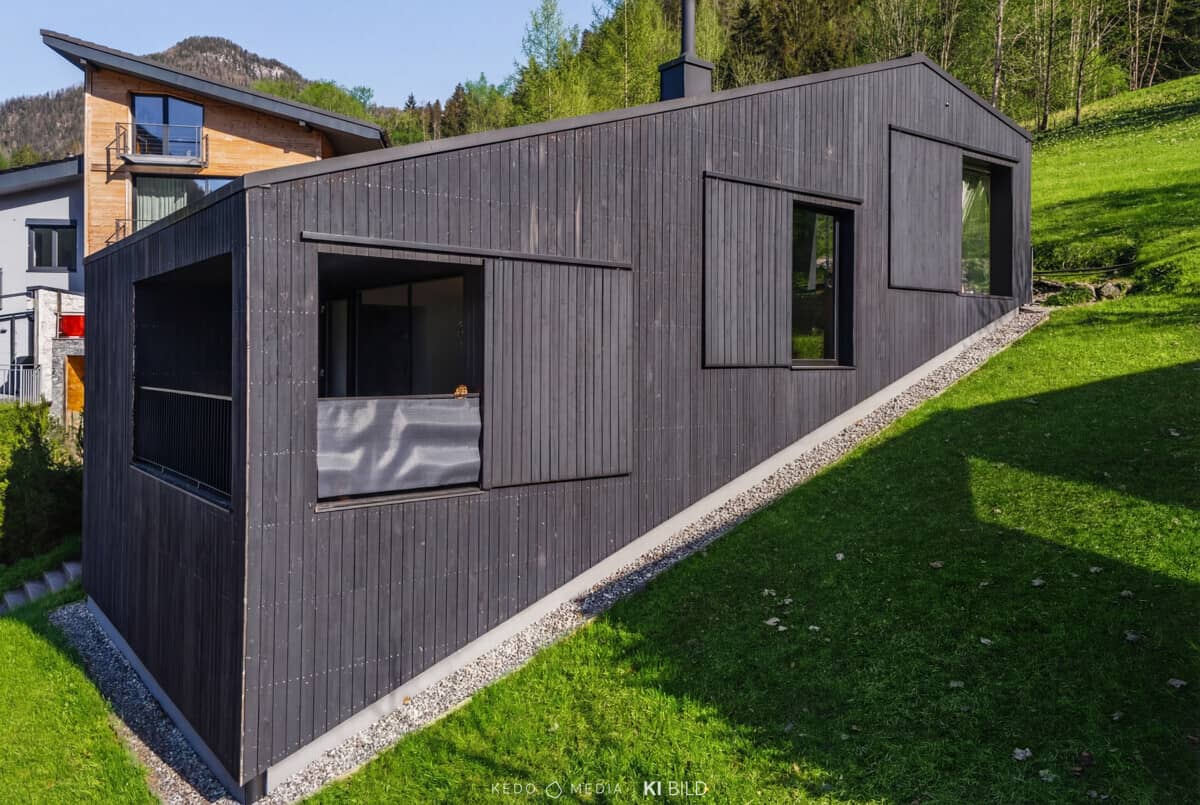 Design House in Lofer with Mountain View