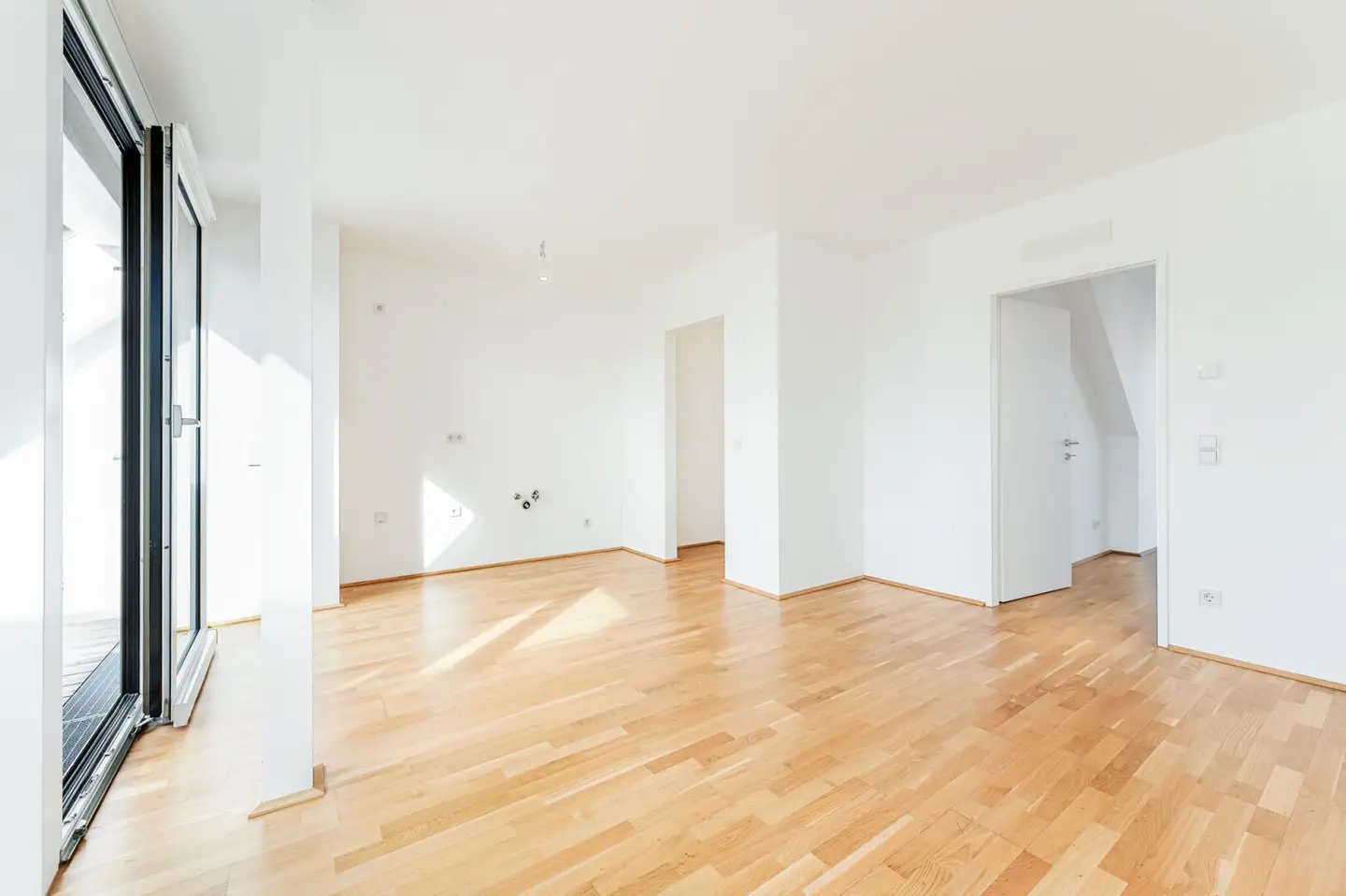 First occupancy in a new build with two terraces
