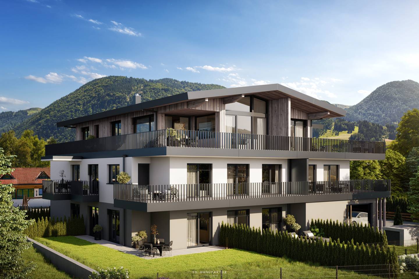 Wohnung Erstbezug Neubau mit Terrasse