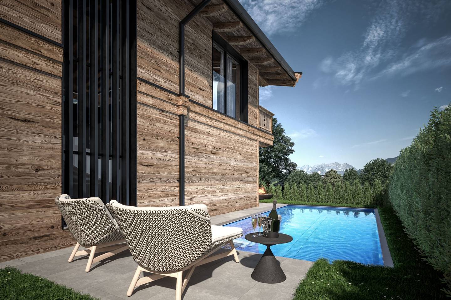 Neubauchalet Aurach bei Kitzbühel
