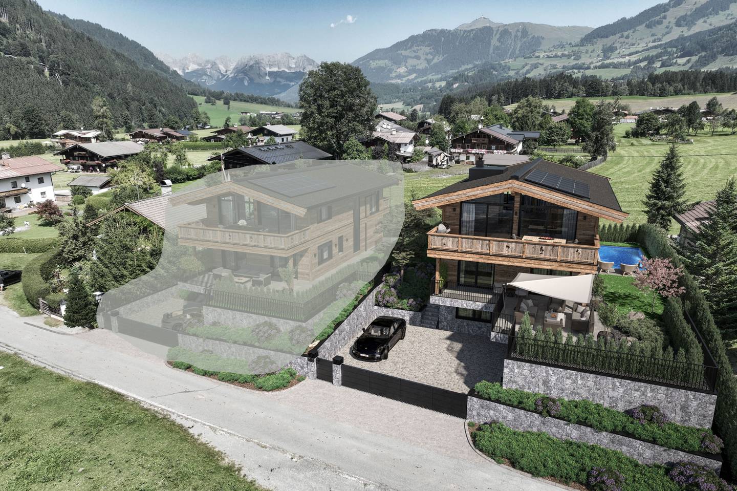 Neubauchalet Aurach bei Kitzbühel
