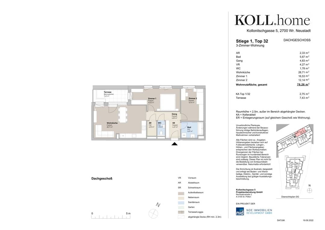 Penthouse 3Rm Terrace Wiener Neustadt