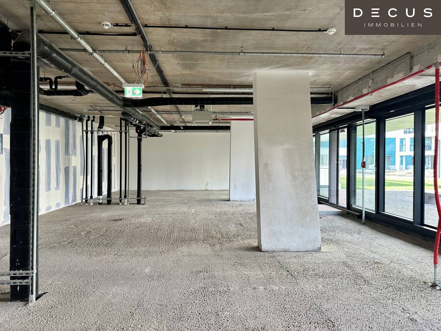 DC FLATS | Erstbezug | Erdgeschoss-Büro in Wien Donaustadt