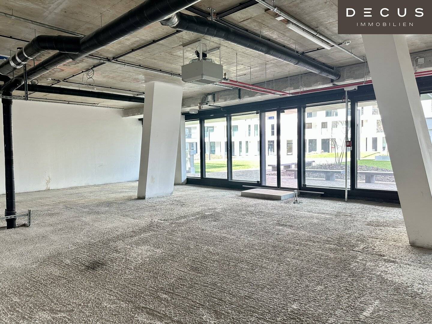 DC FLATS | Erstbezug | Erdgeschoss-Büro in Wien Donaustadt