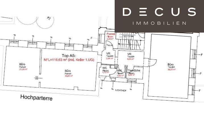 Galleria Büro 117m² Wien 1030