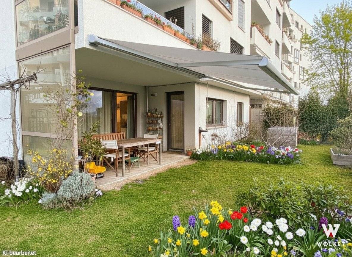 Großzügige Wohnung mit eigenem Garten ruhige Lage