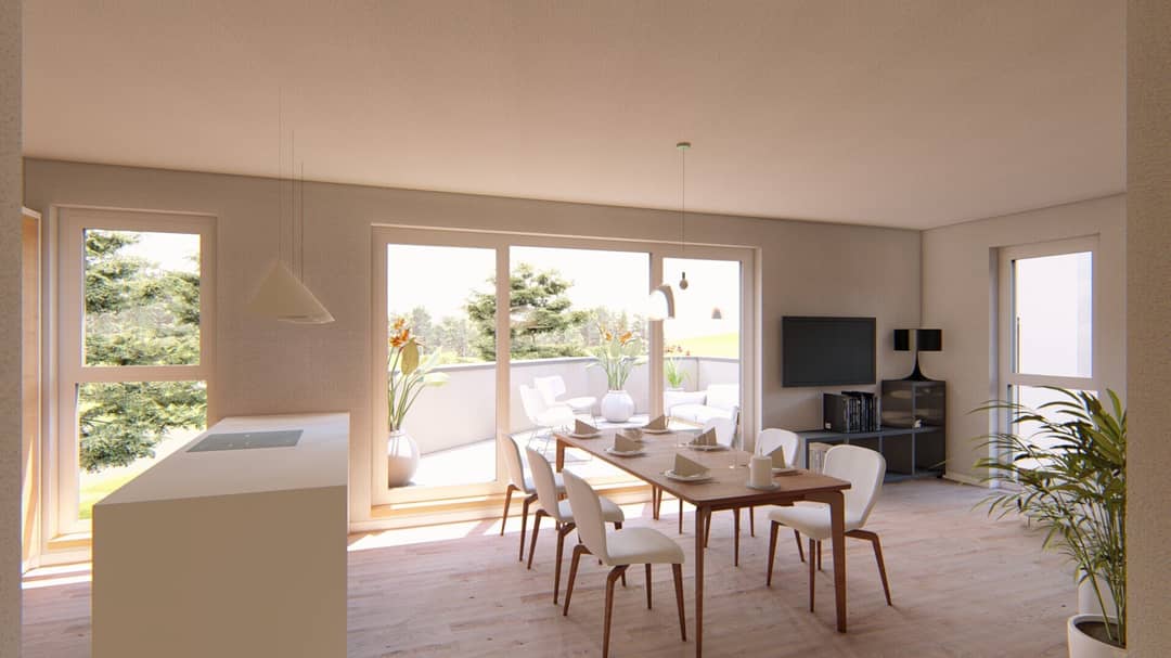 Wohnung im Grünen Neubau Erstbezug Südterrasse