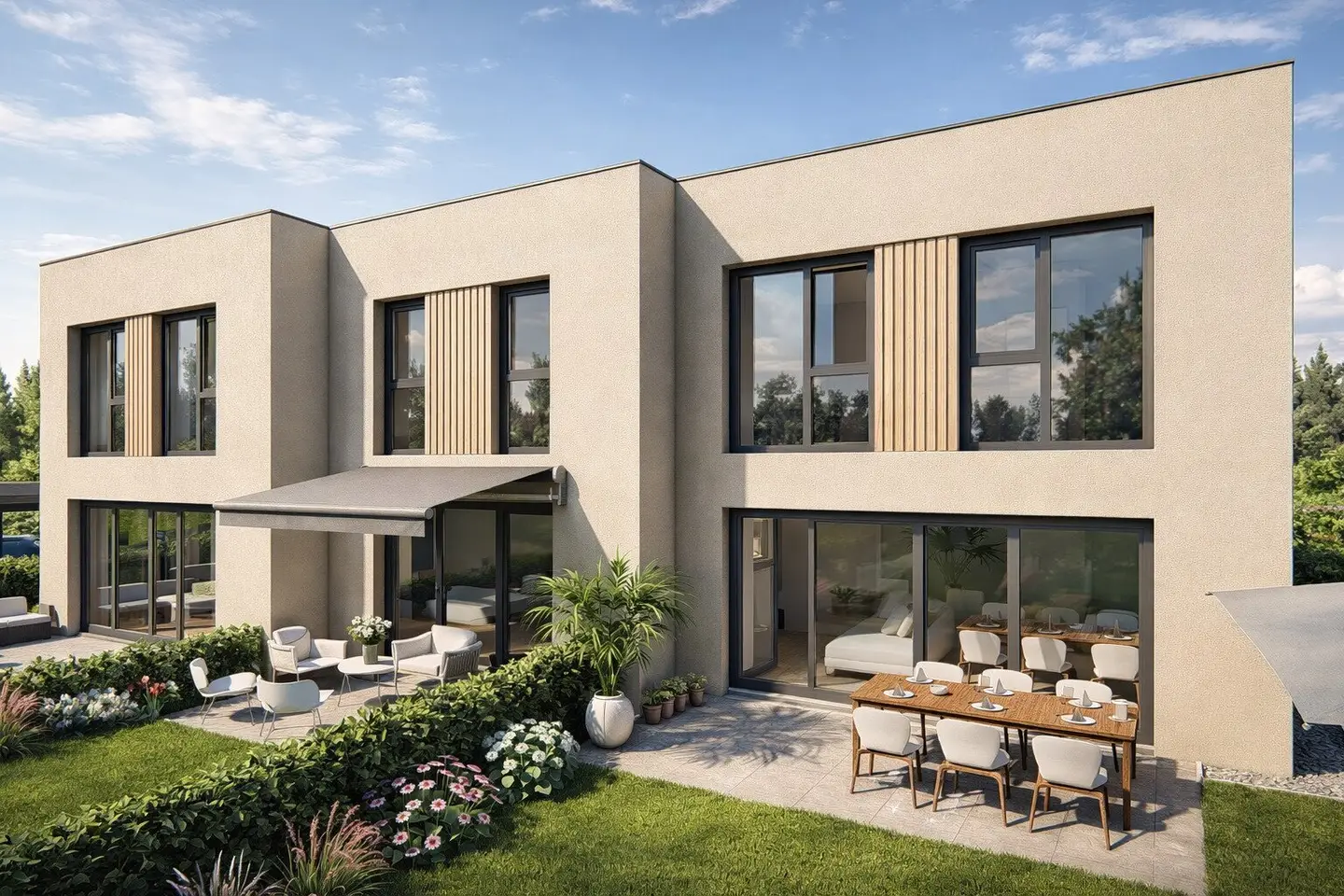 Apartment first occupancy new build with garden and terrace
