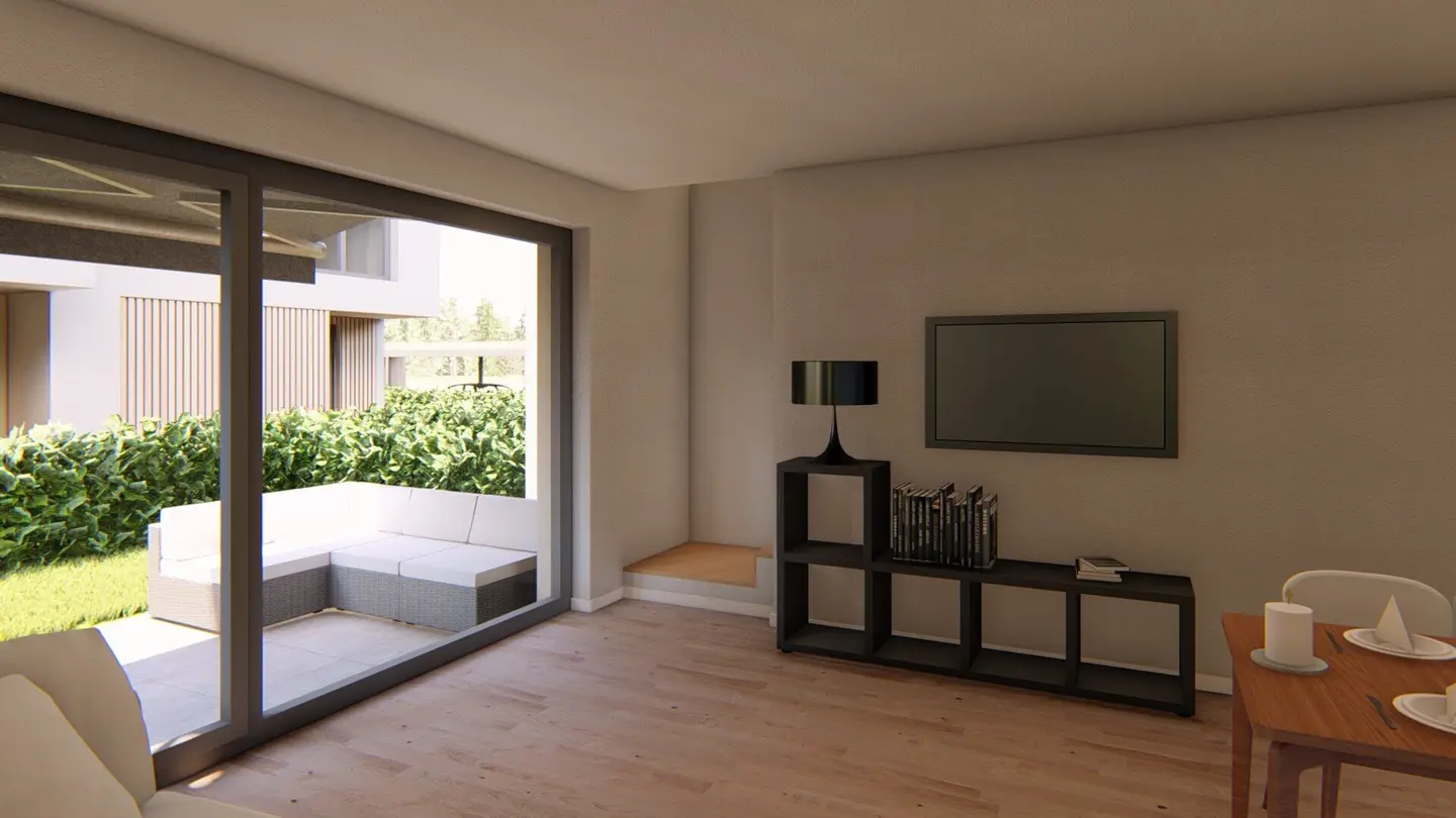 Apartment first occupancy new build with garden and terrace