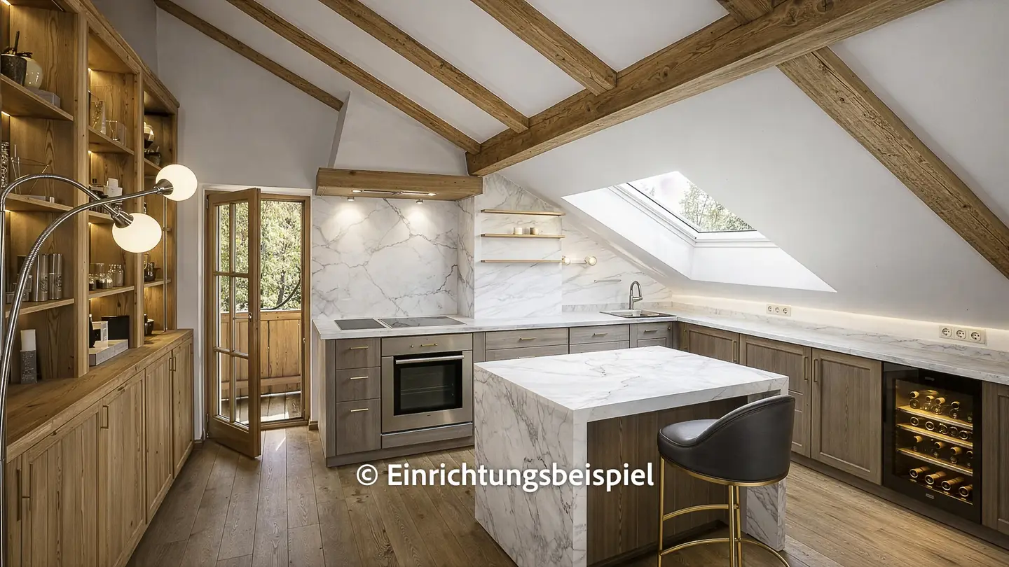 Dachgeschosswohnung with Kitzbühel view terrace
