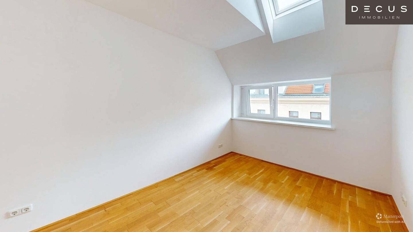 Klimatisierte Dachgeschosswohnung mit Parkett in Wien Favoriten