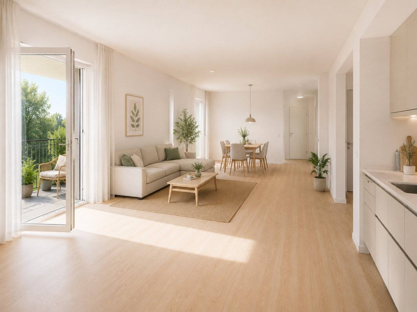Dachgeschosswohnung nahe Trillerpark mit Terrasse