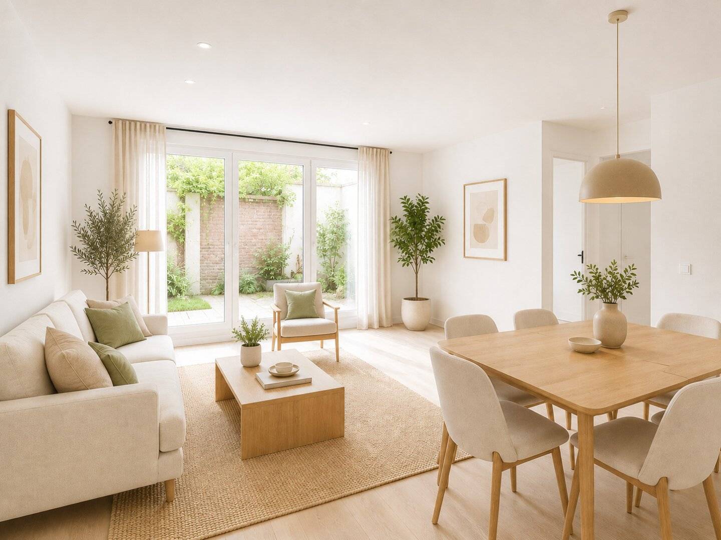 New build apartment near Trillerpark with loggia