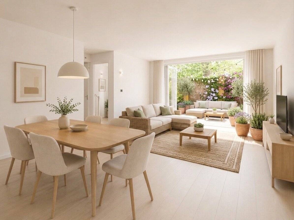 Wohnung with garden loggia near Alte Donau