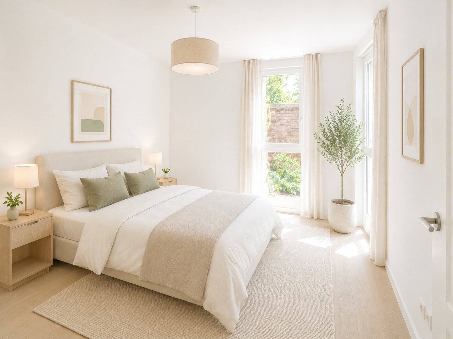 Wohnung mit Eigengarten und zwei Terrassen Neubau