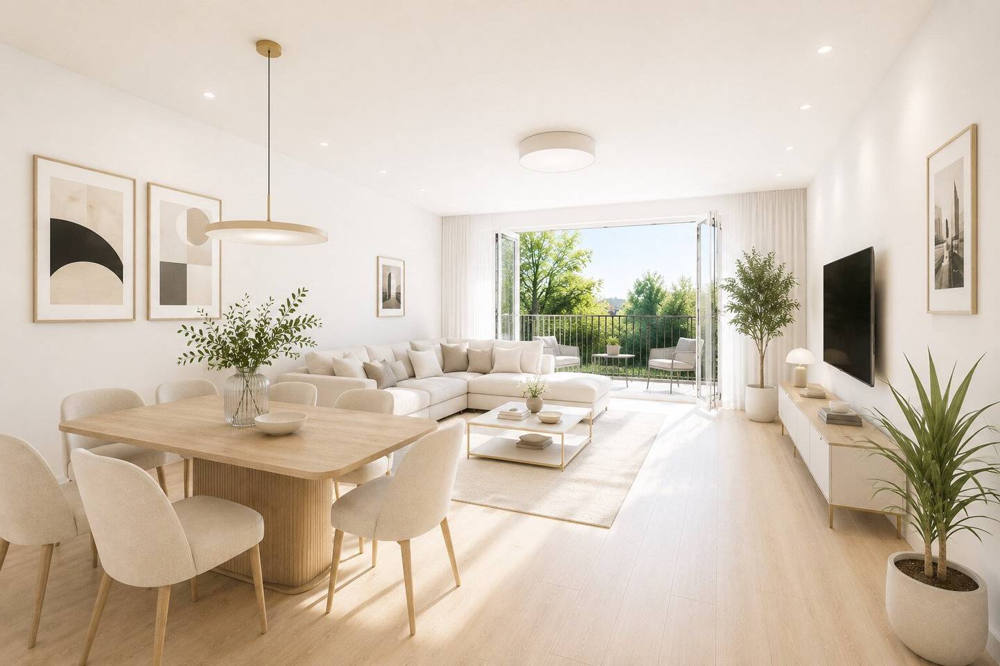Wohnung am Trillerpark mit Loggia und Wohnküche