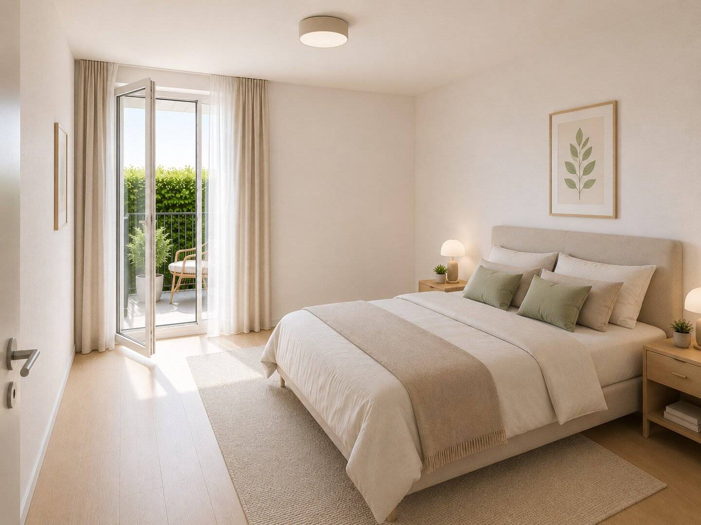Newly built apartment with loggia Trillerpark