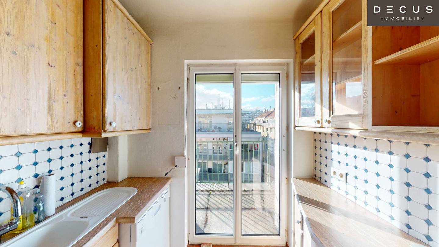 Dachgeschosswohnung mit Terrasse und Stephansdomblick
