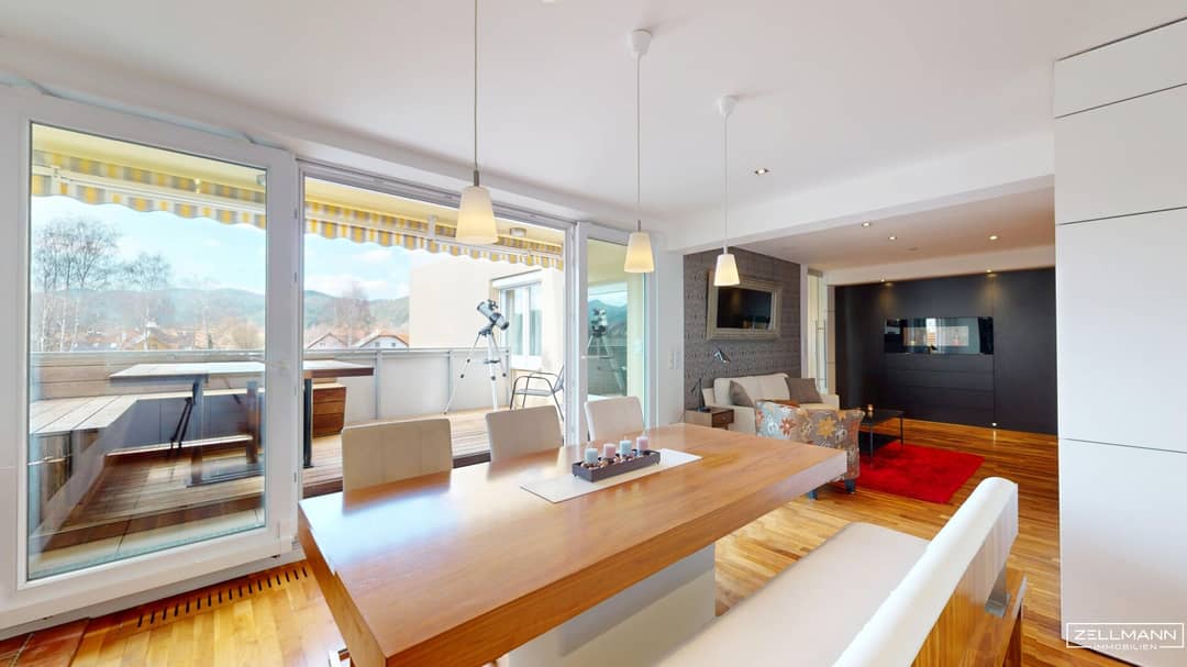 Wohnung mit privatem Spa Bereich und Bergblick