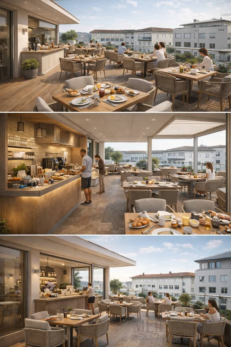 Rooftop Bar/Restaurant Velden 135m²