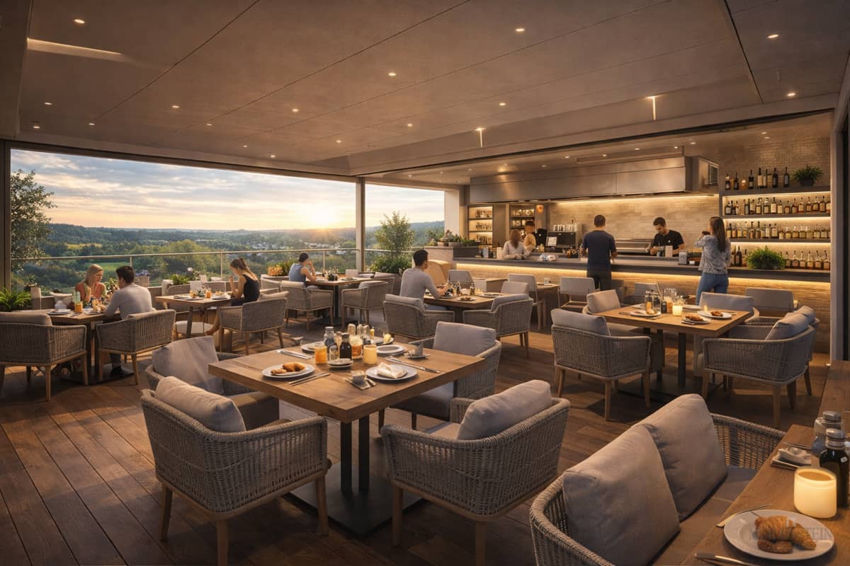 Rooftop Bar/Restaurant Velden 135m²