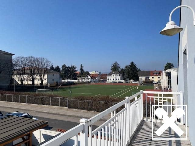 Ausblick vom Balkon
