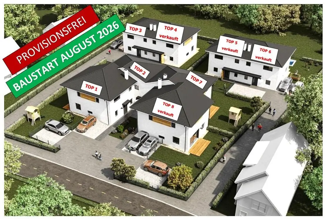 Commission-free semi-detached houses in Langenzersdorf