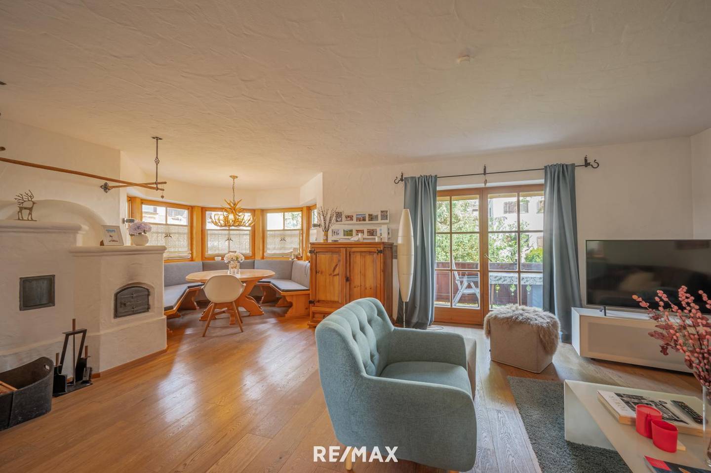 Maisonettewohnung mit Privatgarten und Bergblick