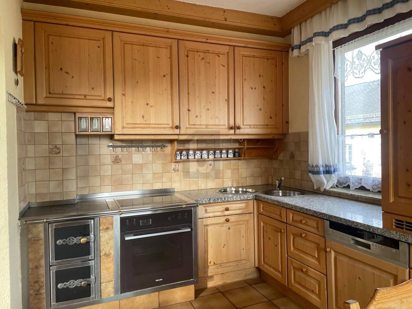 Family apartment with garden and sauna