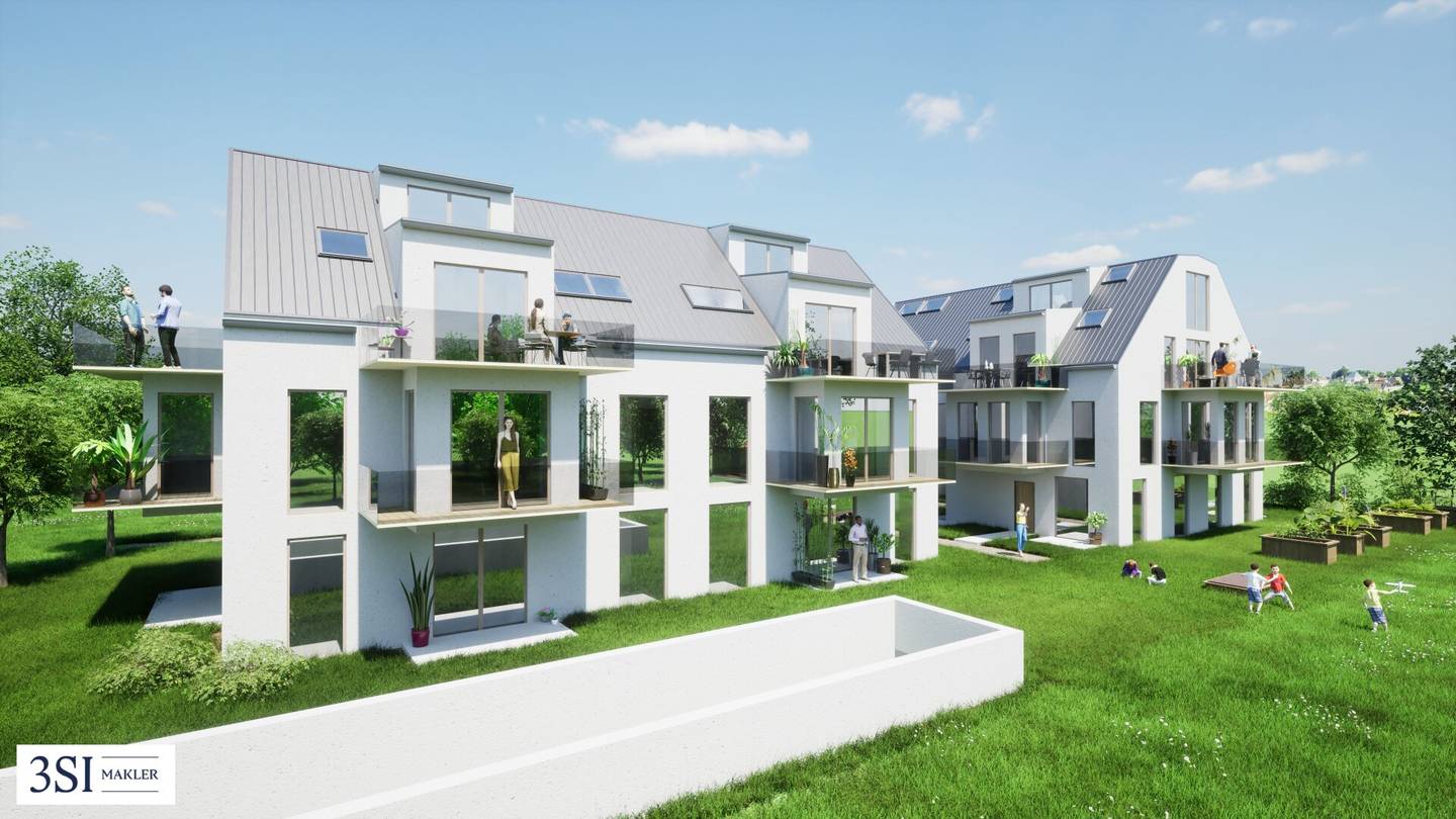 Developer property with project study near the Leopoldsdorf bathing lake