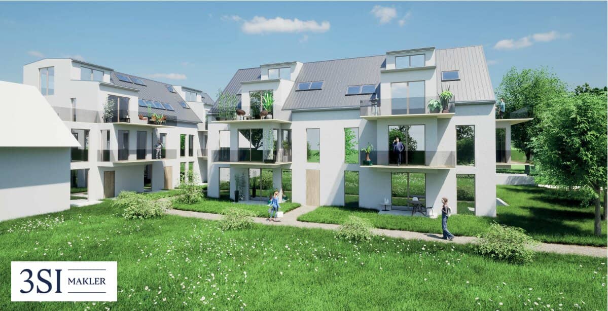 Developer property with project study near the Leopoldsdorf bathing lake