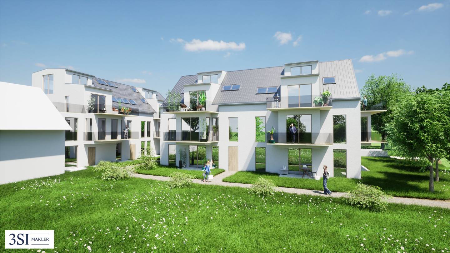 Developer property with project study near the Leopoldsdorf bathing lake