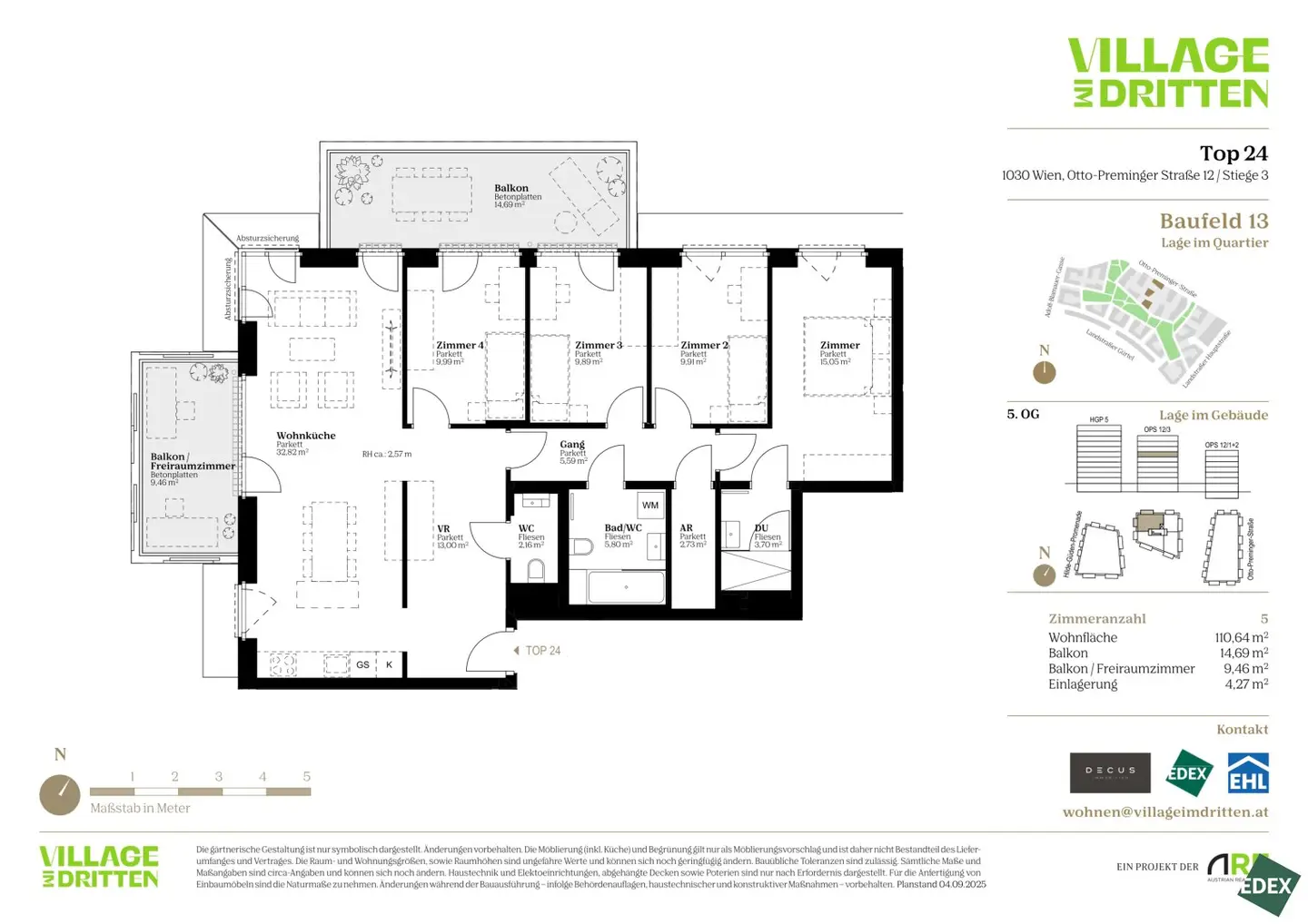 5-Room New Build Apt Vienna 1030