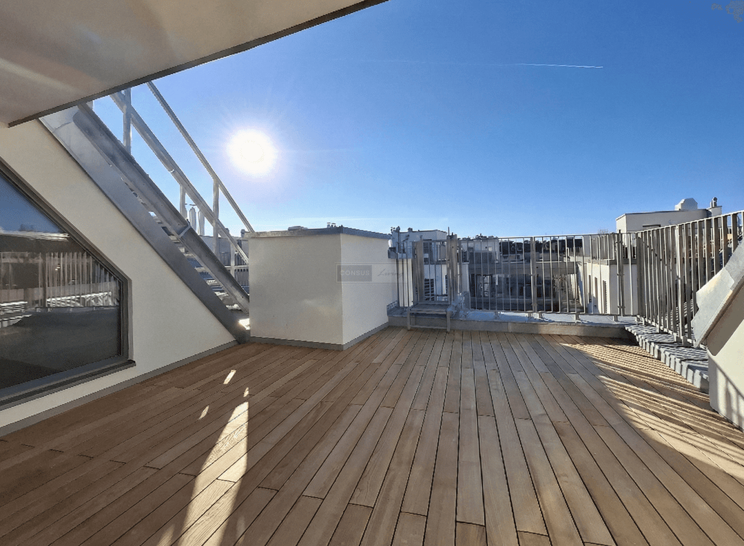 Dachgeschosswohnung Galerie mit zwei Terrassen