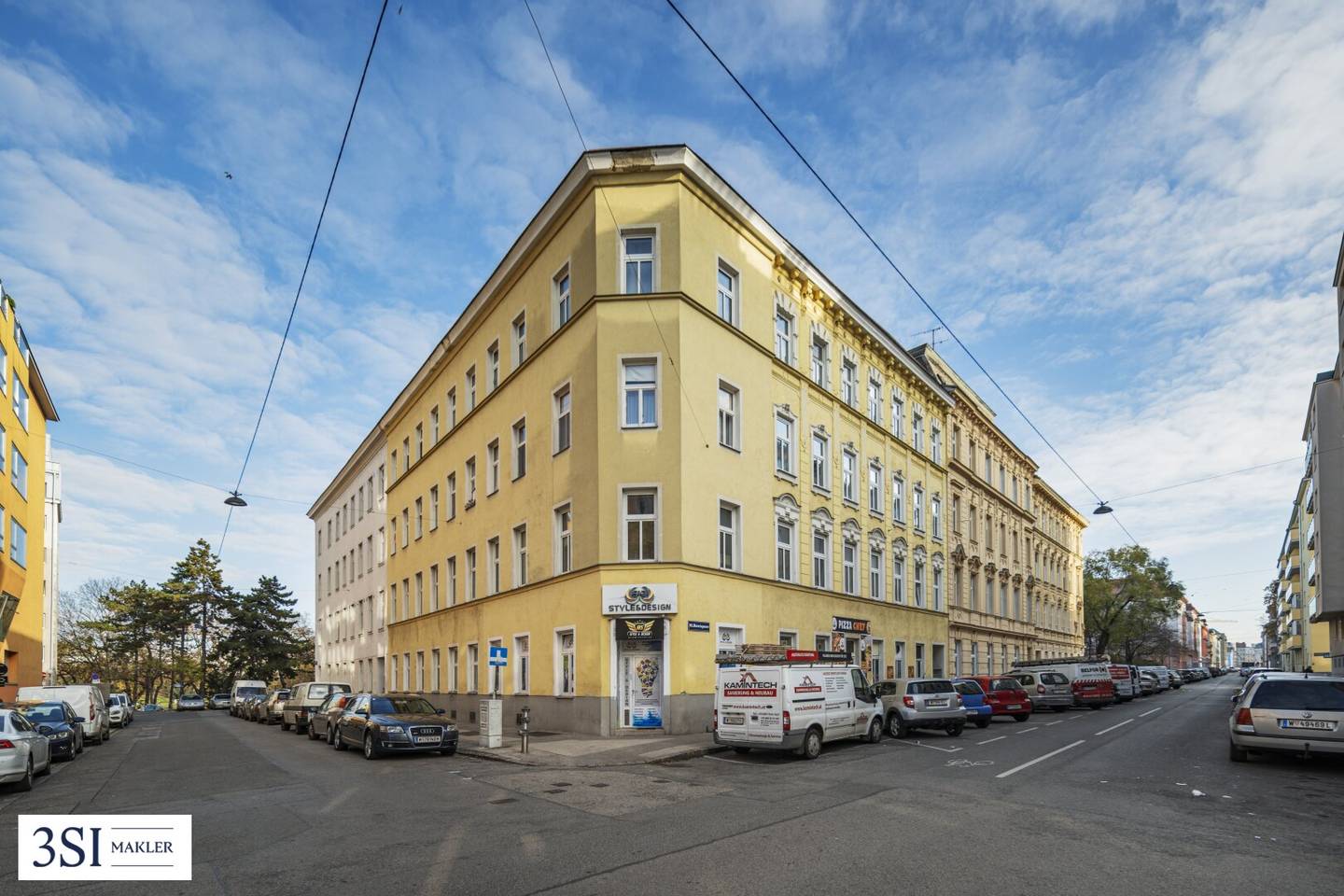 Baubewilligter Rohdachboden in elegantem Eckzinshaus