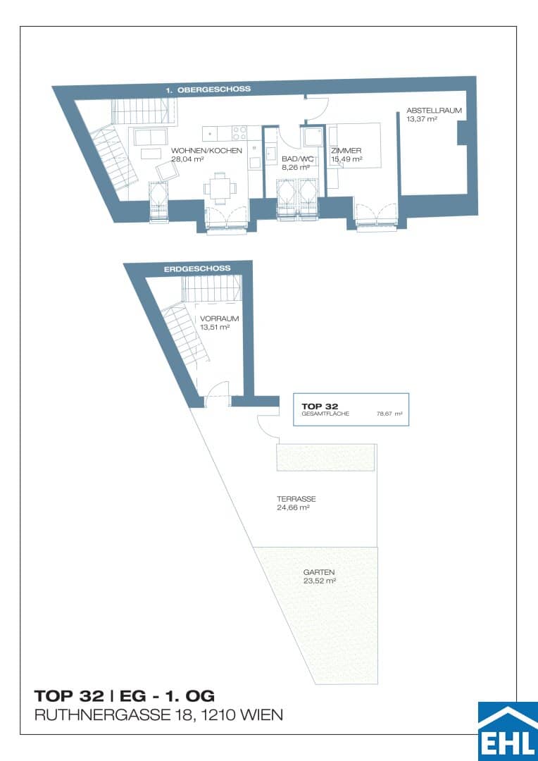 Apartment in a new build with terrace near S Bahn